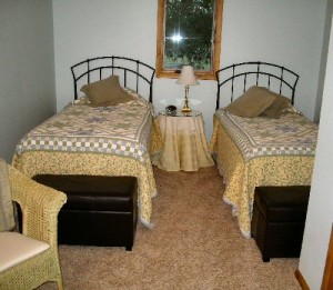 Bedroom at Mountain View Retreat in Deer Lodge, Montana