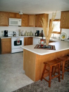 Kitchen at Mountain View Retreat in Deer Lodge, Montana